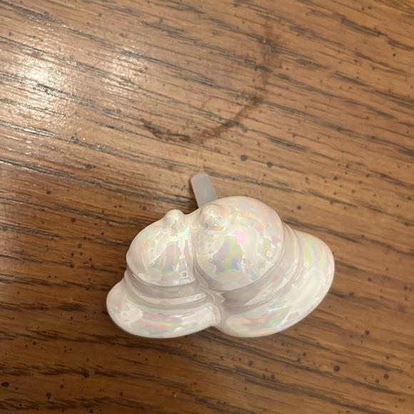 Nora Fleming Pearl Dot Divided Stoneware Dish - Picture 16 of 16